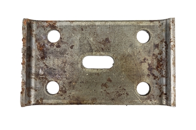 Axle U-Bolt Tie Plate Only for 4" Round Trailer Axles