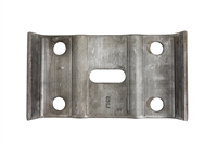 Axle U-Bolt Tie Plate Only for 5" Round Trailer Axles- 2.5" W