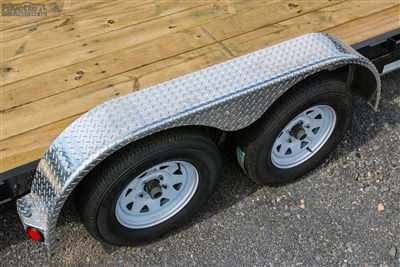 PJ Tandem Axle Aluminum Fender 15" wheels