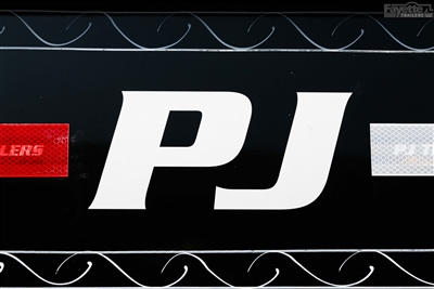 Large PJ Trailers Letter Logo Sticker