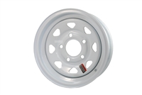 12" White Spoke Wheel 5 lug on 4.5"