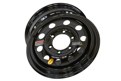 15" Black Modular Trailer Rim 6-lug on 5.5"