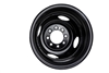 16" Tandem Dual Black Steel Rim 8-lug on 6.5" - 4.75" Pilot