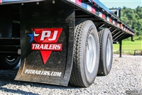 PJ tandem dual rubber mudflap large