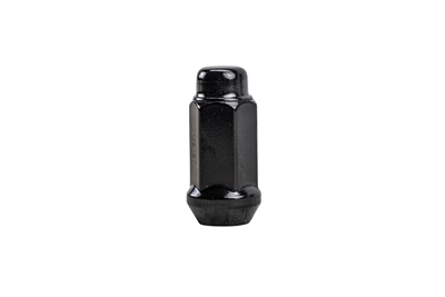 1/2"-20 Trailer Wheel Lug Nut w/ Black Finish-1-3/4"