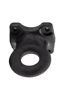 Wallace Forge 4-1/2" x 4-1/2" Bolt-on 2-1/2" Pintle Tow Ring- 48,000 lbs. rating