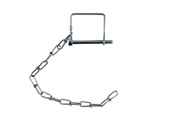 1/4" x 2-3/4" Snapper/Safety pin with 12" chain