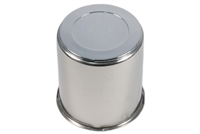 3.19" Stainless Steel Center Cap with Plug