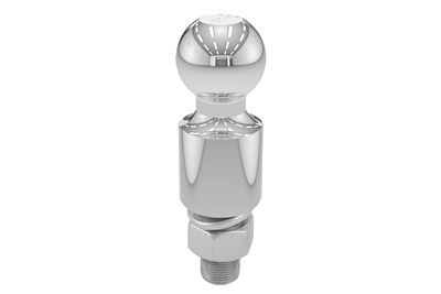 Curt 6,000 lb 2" Rise Chrome Plated Trailer Ball 1" Shank