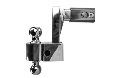 Fastway 2-1/2" 6" Drop Adjustable Aluminum Ball Mount w/integrated locks 2" & 2-5/16" Balls