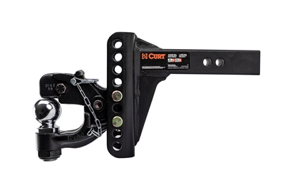 CURT Adjustable Ball Mount  w/ 2-5/16" & Pintle Mount Combo-13,000 lbs.