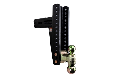 CURT 3" Adjustable Ball Mount 2-5/16" & 2" Ball Combo 10-5/8" drop-21,000 lbs.