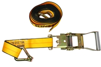 2" x 16' Ratchet & Strap with Wire Hook