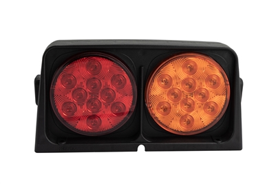 Wesbar Dual Agriculture Light w/ Red & Amber -Right Hand Version