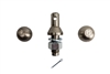 Convert-A-Ball Nickel Plated 3/4" Interchangeable Ball Kit  1-7/8" and 2" Balls  -3,500 lbs.