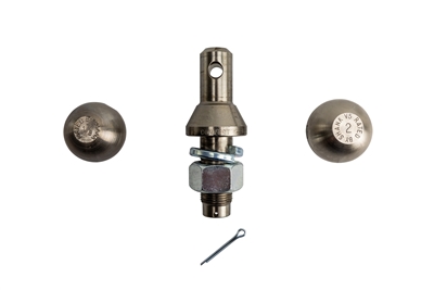 Convert-A-Ball Nickel Plated 3/4" Interchangeable Ball Kit  1-7/8" and 2" Balls  -3,500 lbs.