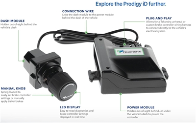 Tekonsha Prodigy iD Brake Controller w/Bluetooth App. 90920