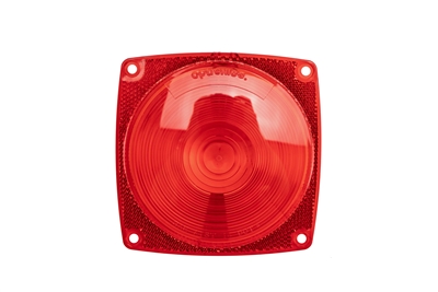 Optronics Replacement Square  Light Lens -Incandescent or 1 Diode
