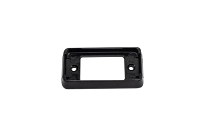 Black Mounting Bracket for Mini Trailer Lights - open back