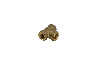 Heavy Duty 3/16" Hydraulic Brass Tee for connecting two hydraulic Brake Lines
