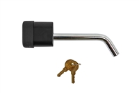 Buyers 1/2" Receiver Lock for 1-1/4" receivers -Chrome