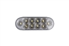 Optronics LED Trailer utility light 10 diode oval clear lens