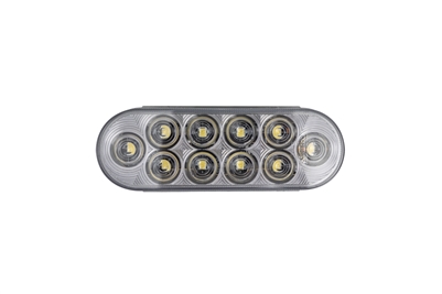 Optronics LED Trailer utility light 10 diode oval clear lens