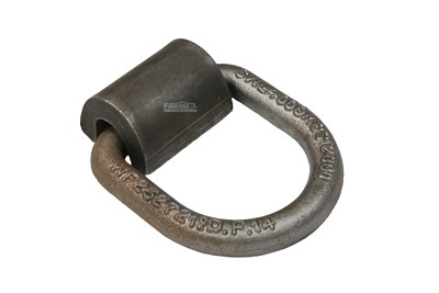 3-3/8" Wide Forged Weld-on Trailer D-Ring - 1/2"