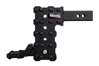 Gen-Y Rebel X Tactical Lightweight 8-1/2" Drop Adjustable Ball mount -7,000 lbs.