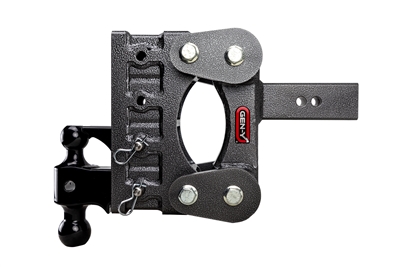 Gen-Y BOSS Torsion-Flex 21K 6" Drop Adjustable Ball Mount w/ 2" & 2-5/16" Versa-ball and Pintle Lock