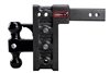 Gen-Y Mega-Duty 10K 7-1/2" Drop  Adjustable Ball Mount w/ 2" & 2-5/16" Versa-ball and Pintle Lock