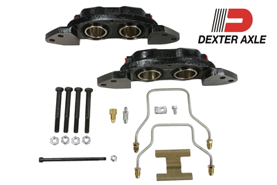 Official Dexter 5,500-7,000 lb Hydraulic Disc Brake Caliper Kit -1 Wheel
