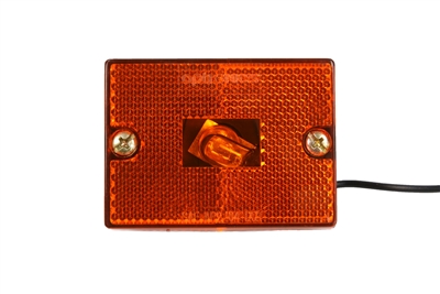 Amber Clearance Marker Light with Reflector