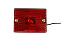 Red Clearance Marker Light with Reflector