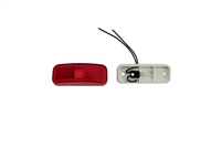 Optronics Rectangle 1-1/2 x 4" Incandescent Marker/Clearance Light -Red