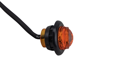Optronices 3/4" Round LED Amber Clearance / Marker Light