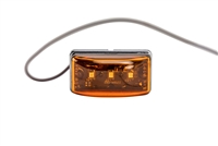 Optronics Rectangle 1-1/8"x2-1/8" LED Stud Mounted Marker/Clearance Light -Amber