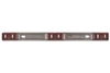 3 LED Stainless Steel Red Identification Light Bar