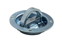 Flush mounted 6-1/2" Swivel D-ring Tiedown -Zinc
