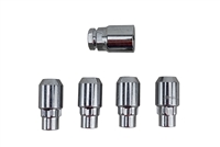 9/16" Acorn Anti-theft Lugnut w/ Socket Kit (4)-Long