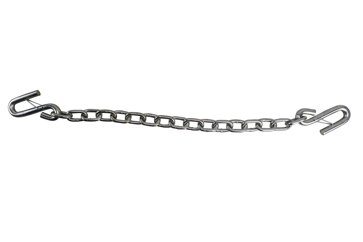 Trailer Safety Chain w/ S hooks -48 Long -5,000 lbs