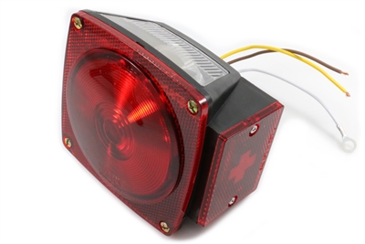 Optronics Square LED Stop/Turn/Tail Light - Red - LH