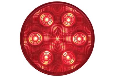 4" LED Round Stop/Turn/Tail Light - Red