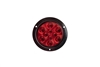 Optronics 4" LED Round Stop/Turn/Tail Light  with flange mount- Red