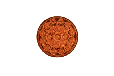 Optronics 4" Round 21-Diode LED Stop/Turn/Tail Light - Amber