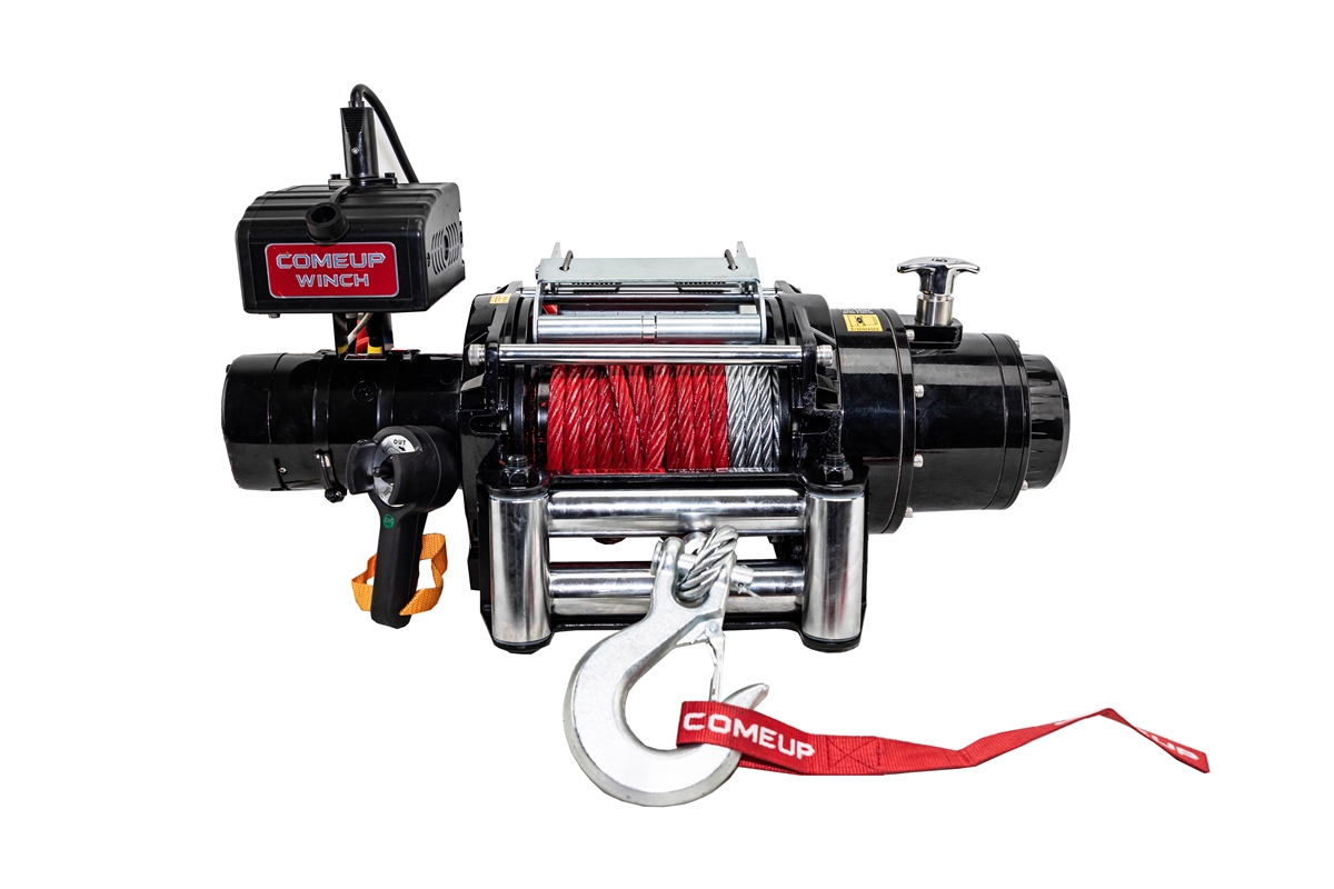 Comeup Roll-Off 15,000 lbs. 12V Electric Winch w/ Wire Tensione, STS-15010  | Fayette Trailers LLC | PJ Trailers | Diamond C Trailers | Load Trail  Trailers | Fox Trail