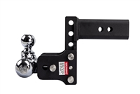 B&W Hitch 2-1/2" 4-1/2â€ drop 4-1/2" Rise 3-ball mount with a 14,500 lb rating.