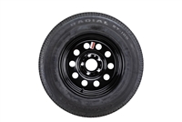 Goodride 205/75R15 Radial Tire & 15" Black Mod Wheel 5-lug on 4.5"