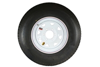 Provider 235/80R16 Radial Tire & 16" White Spoke Wheel 6 on 5.5"