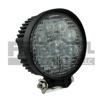 27 Watt Heavy Duty 4" LED Spot Light - Round